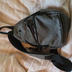 Grey Crossbody Sling Bag